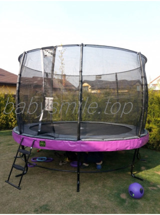 Батут EXIT Елегант Преміум 366 см бузковий Батут EXIT Елегант Преміум 366 см бузковий